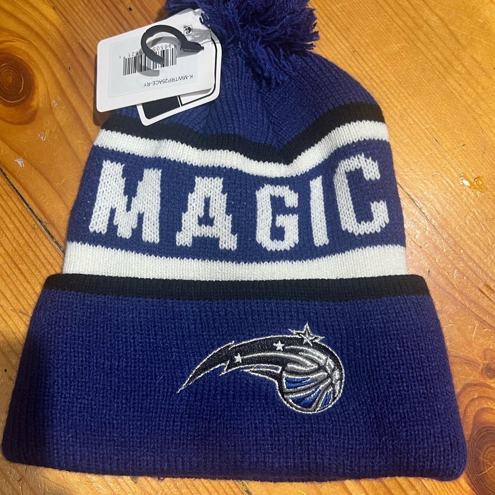 Magic Blue Knit Beanie Hat
